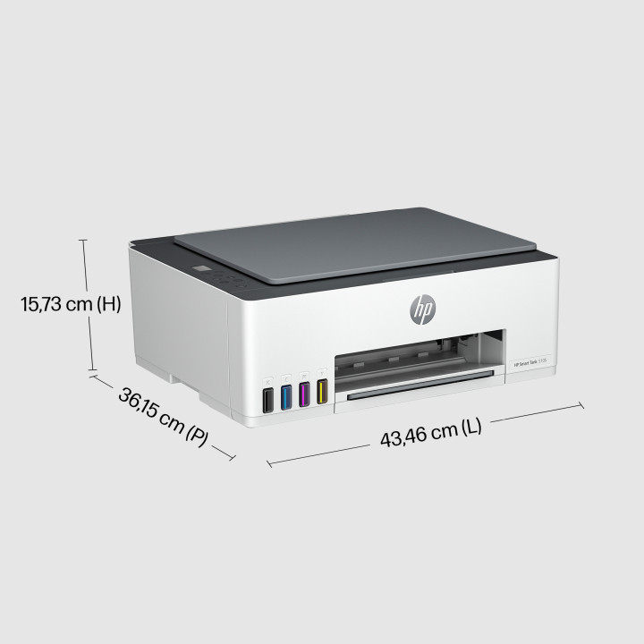 HP Smart Tank 5105 Sans fil All-in-One Couleur Imprimante, Copieur, Scanner — vue 5