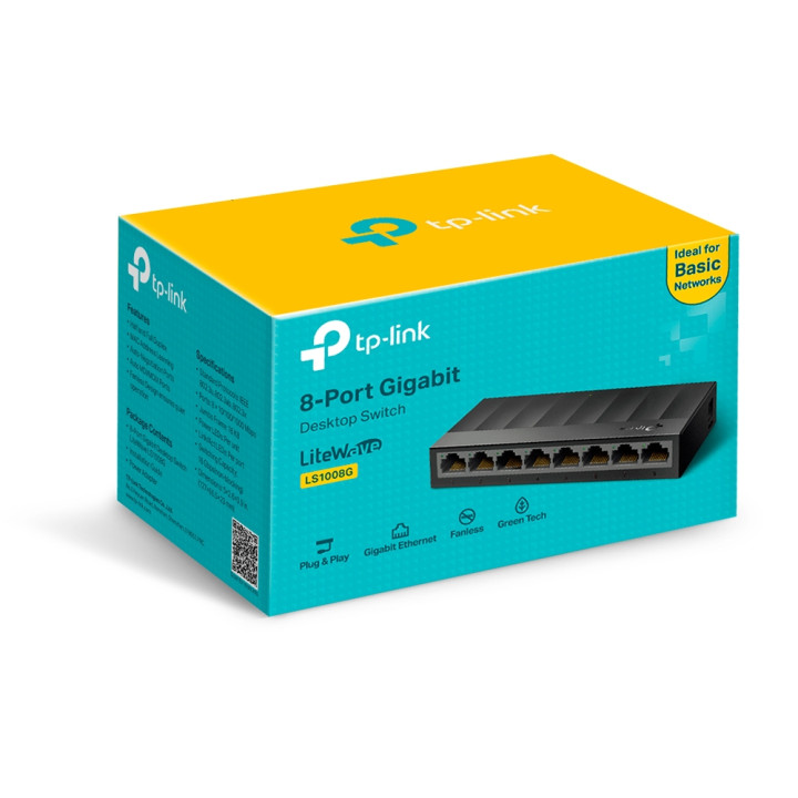 TP-Link LS1008G — vue constructeur 4