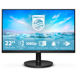 Philips 221V8A — Écran compact 21.5" Full HD avec haut-parleurs