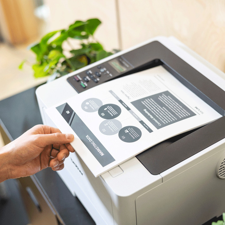 Brother HL-L5210DW - Imprimante laser monochrome professionnelle A4 sans fil — vue 4