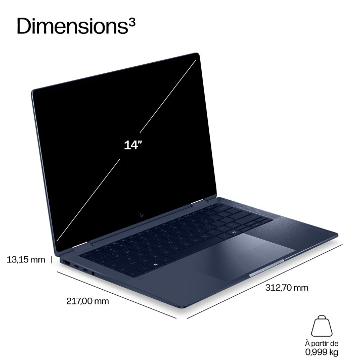HP EliteBook X G2i 14 inch Notebook Next Gen AI PC Wolf Pro Security Edition Copilot+ PC Intel Core Ultra 5 32 — vue 5