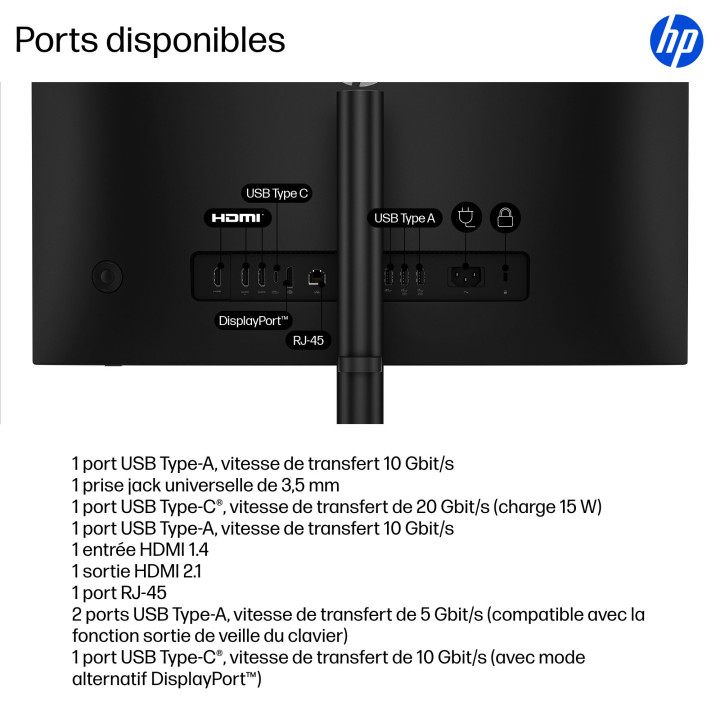 HP ProStudio 4 G1i AI PC Intel Core Ultra 5 225T 60,5 cm (23.8") 1920 x 1080 pixels PC All-in-One 16 Go DDR5-S — vue 3