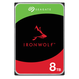 Seagate IronWolf ST8000VN004 disque dur 8 To 7200 tr/min 256 Mo 3.5" Série ATA III — vue 1