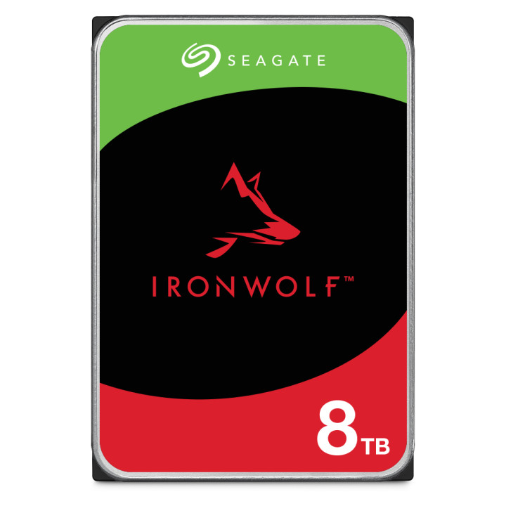 Seagate IronWolf ST8000VN004 disque dur 8 To 7200 tr/min 256 Mo 3.5" Série ATA III — vue 1