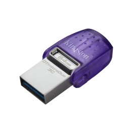 Kingston Technology DataTraveler 64 Go microDuo 3C 200 Mo/s dual USB-A + USB-C — vue 1