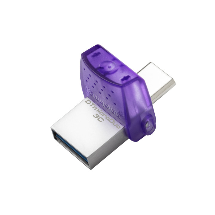 Kingston Technology DataTraveler 64 Go microDuo 3C 200 Mo/s dual USB-A + USB-C — vue 2