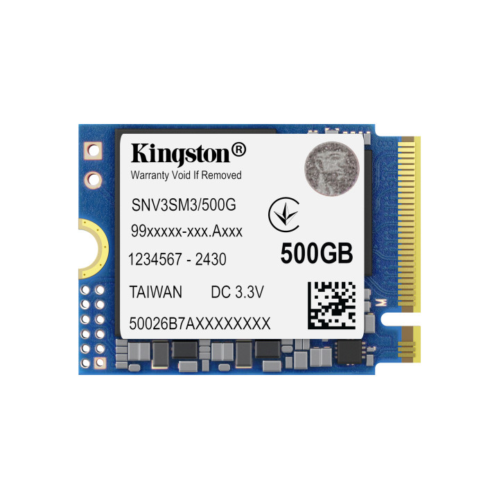 Kingston Technology 500G NV3 M.2 2230 NVMe SSD — vue 1