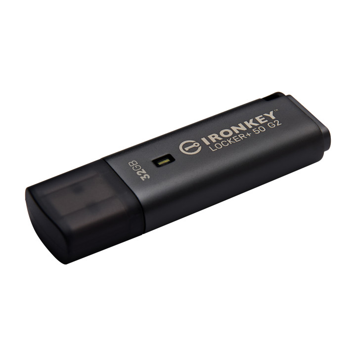 Kingston Technology IronKey 32 Go Locker Plus 50 G2, FIPS 197, AES-256 — vue 3