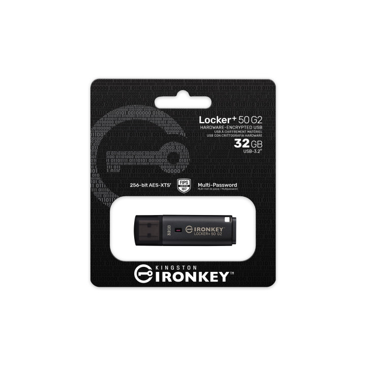 Kingston Technology IronKey 32 Go Locker Plus 50 G2, FIPS 197, AES-256 — vue 4