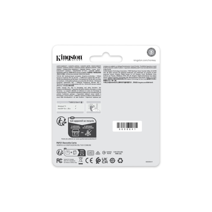 Kingston Technology IronKey 32 Go Locker Plus 50 G2, FIPS 197, AES-256 — vue 5