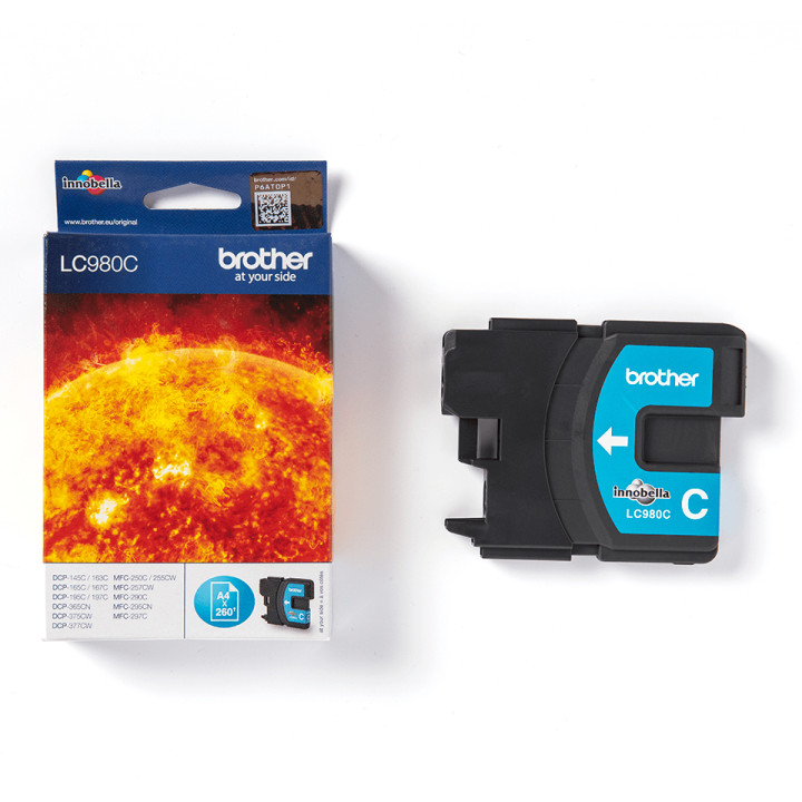 Brother LC980C - Cartouche d'encre originale – Cyan — vue 2