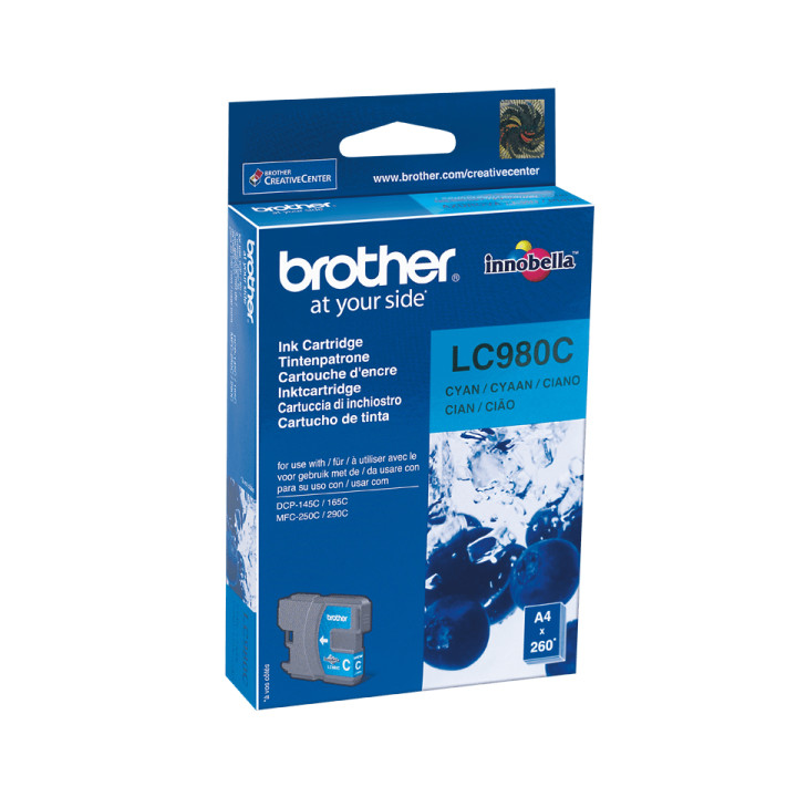 Brother LC980C - Cartouche d'encre originale – Cyan — vue 5