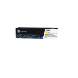 HP Cartouche de toner jaune d'origine LaserJet 130A — vue 1