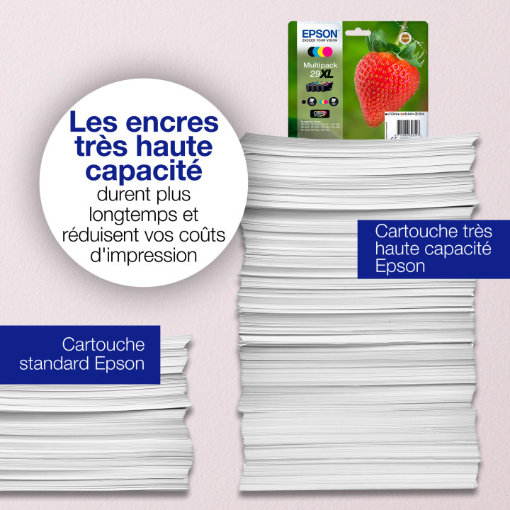 Epson Strawberry Multipack 4-colours 29 EasyMail — vue 3