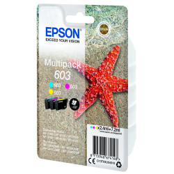 Epson Multipack 3-colours 603 Ink — Pack de 3 cartouches d'encre (cyan, magenta, jaune)