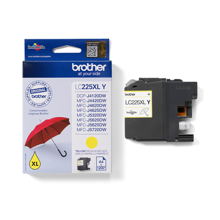 Brother LC225XLY - Cartouche d'encre originale - Jaune — vue 2