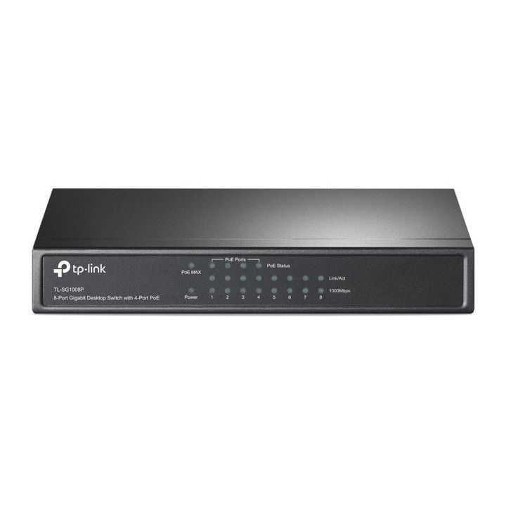TP-Link TL-SG1008P — Switch 8 ports Gigabit de bureau avec 4x PoE