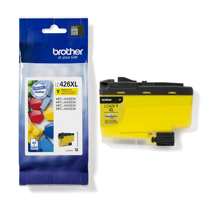 Brother LC426XLY - Cartouche d'encre XL transparente et durable - jaune — vue 4