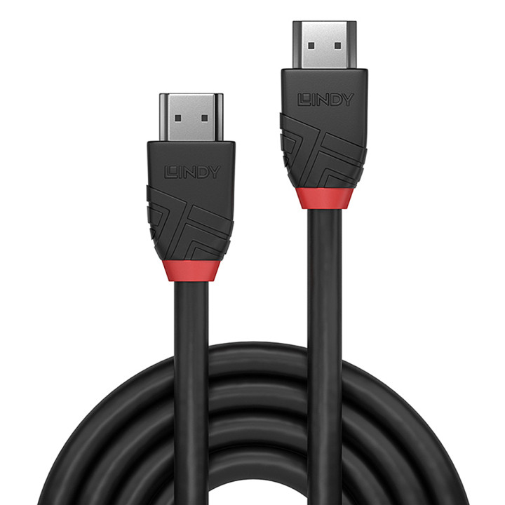 Lindy Câble HDMI High Speed, Black Line, 5m — vue 2