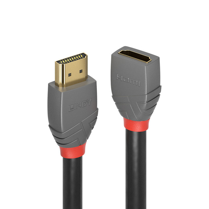 Lindy Rallonge HDMI High Speed Anthra Line, 0.5m — vue 1