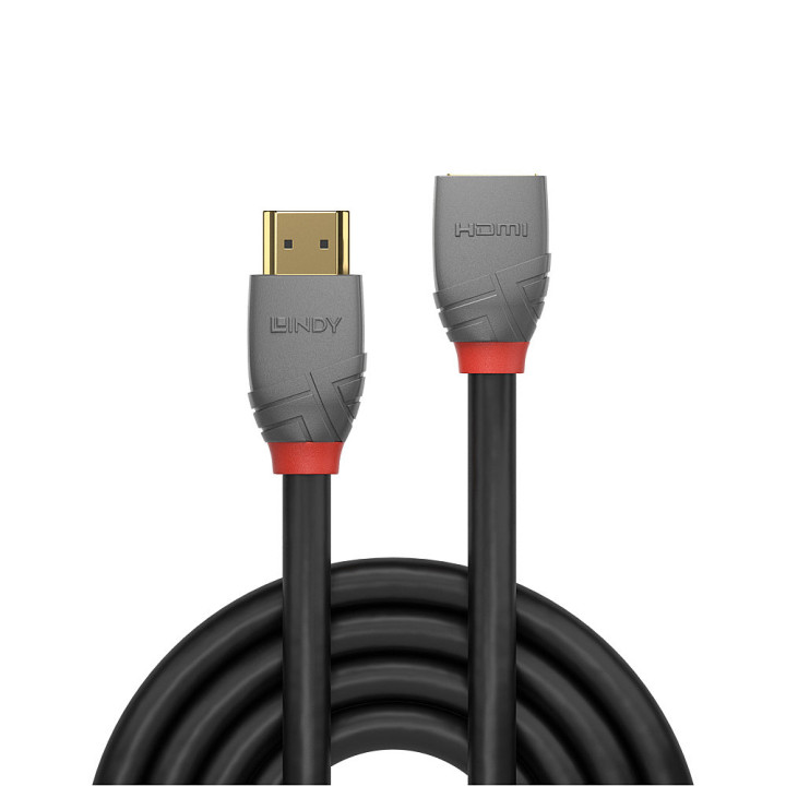 Lindy Rallonge HDMI High Speed Anthra Line, 0.5m — vue 2