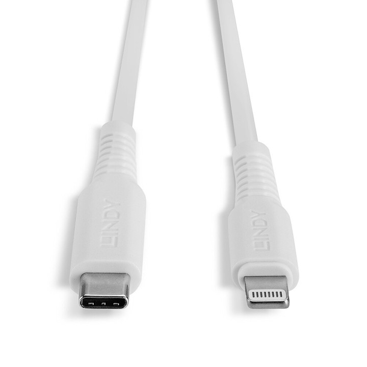 Lindy Câble USB Type C vers Lightning, Blanc, 3m — vue 4