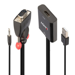 Lindy Convertisseur VGA & Audio vers HDMI — vue 1