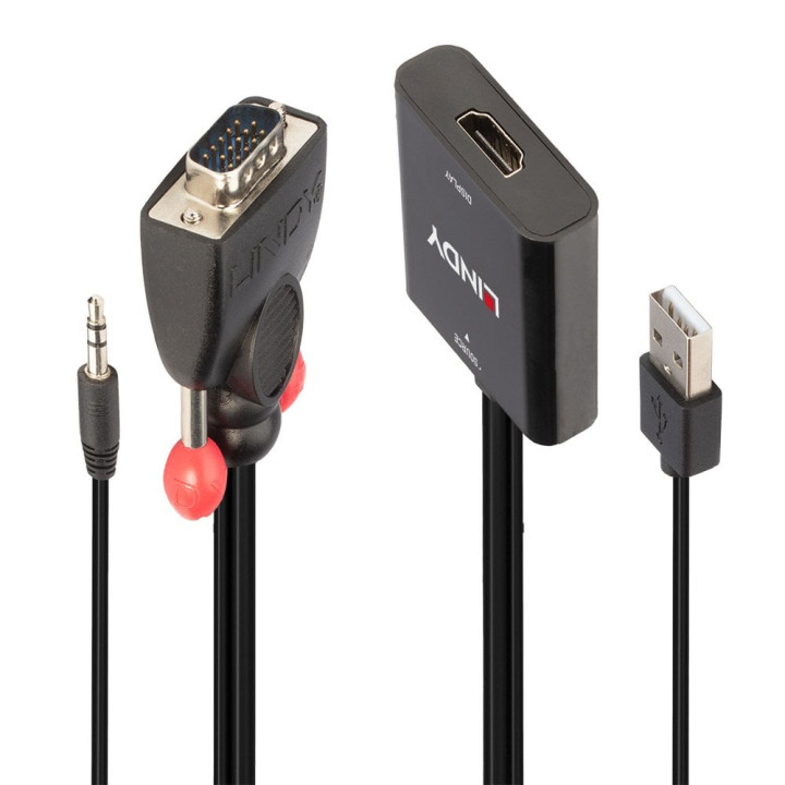 Lindy Convertisseur VGA & Audio vers HDMI — vue 1