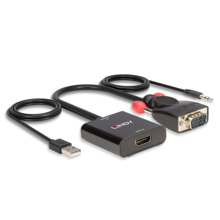 Lindy Convertisseur VGA & Audio vers HDMI — vue 3