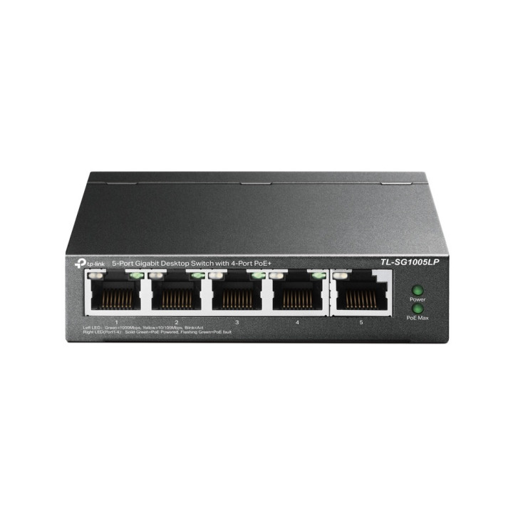 TP-Link TL-SG1005LP — Switch compact 5 ports Gigabit avec 4x PoE+