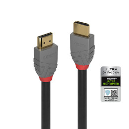 Lindy Câble HDMI Ultra High Speed, Anthra Line, 1m — vue 1