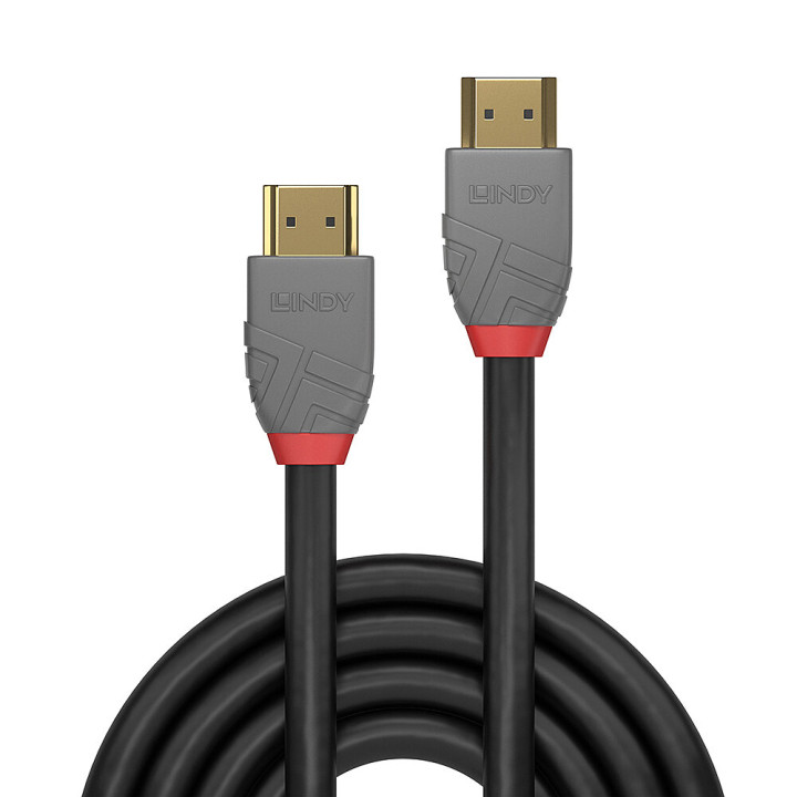 Lindy Câble HDMI Ultra High Speed, Anthra Line, 1m — vue 2