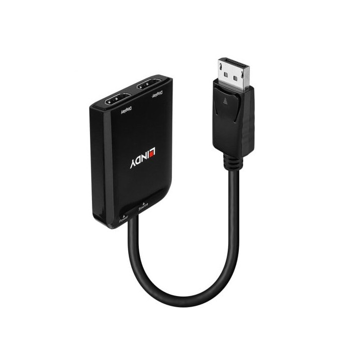 Lindy Hub MST DisplayPort vers 2 Ports HDMI — vue 1