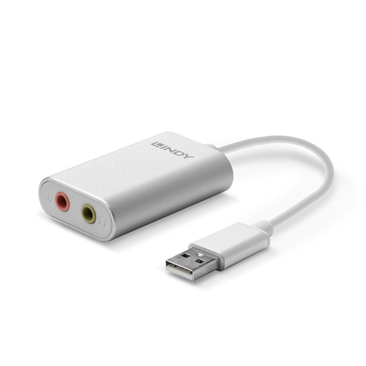 Lindy Convertisseur USB type A vers Audio — vue 3