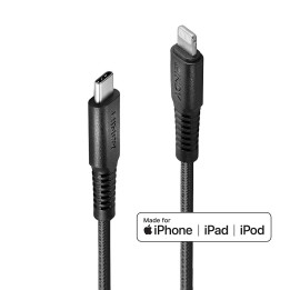 Lindy Câble renforcé USB type C vers Lightning, charge & synchro, 2m — vue 1