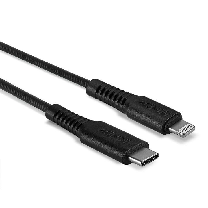 Lindy Câble renforcé USB type C vers Lightning, charge & synchro, 2m — vue 3