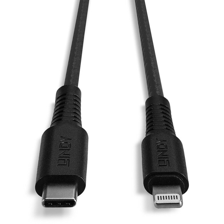 Lindy Câble renforcé USB type C vers Lightning, charge & synchro, 2m — vue 5