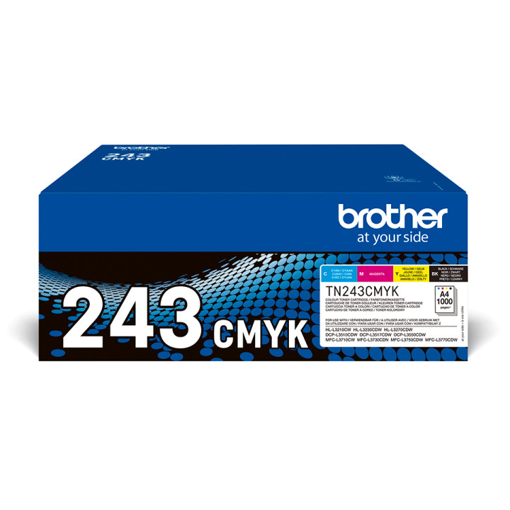 Brother TN-243CMYK - Cartouches de toner originales - Pack 4 toners — vue 1
