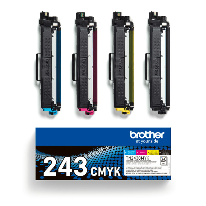 Brother TN-243CMYK - Cartouches de toner originales - Pack 4 toners — vue 4