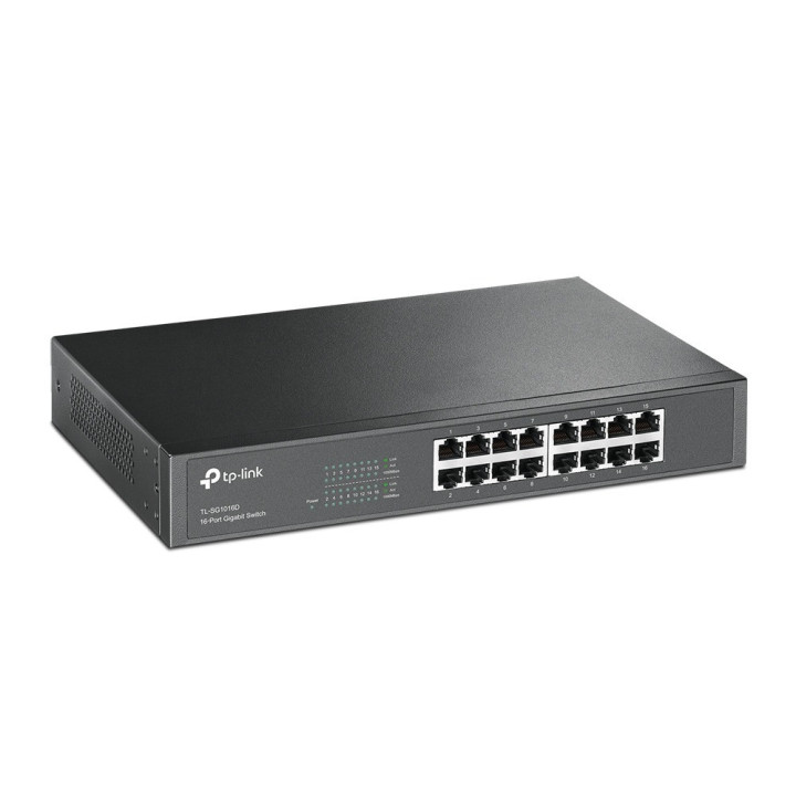 TP-Link TL-SG1016D — Switch 16 ports Gigabit métallique rackable 19"
