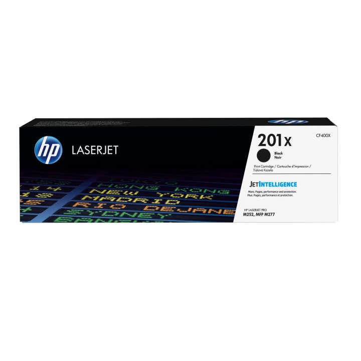 HP 201X toner LaserJet Noir grande capacité authentique — vue 1