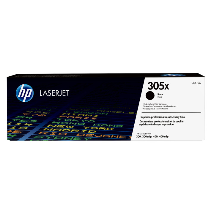 HP 305X toner LaserJet noir grande capacité authentique — vue 1
