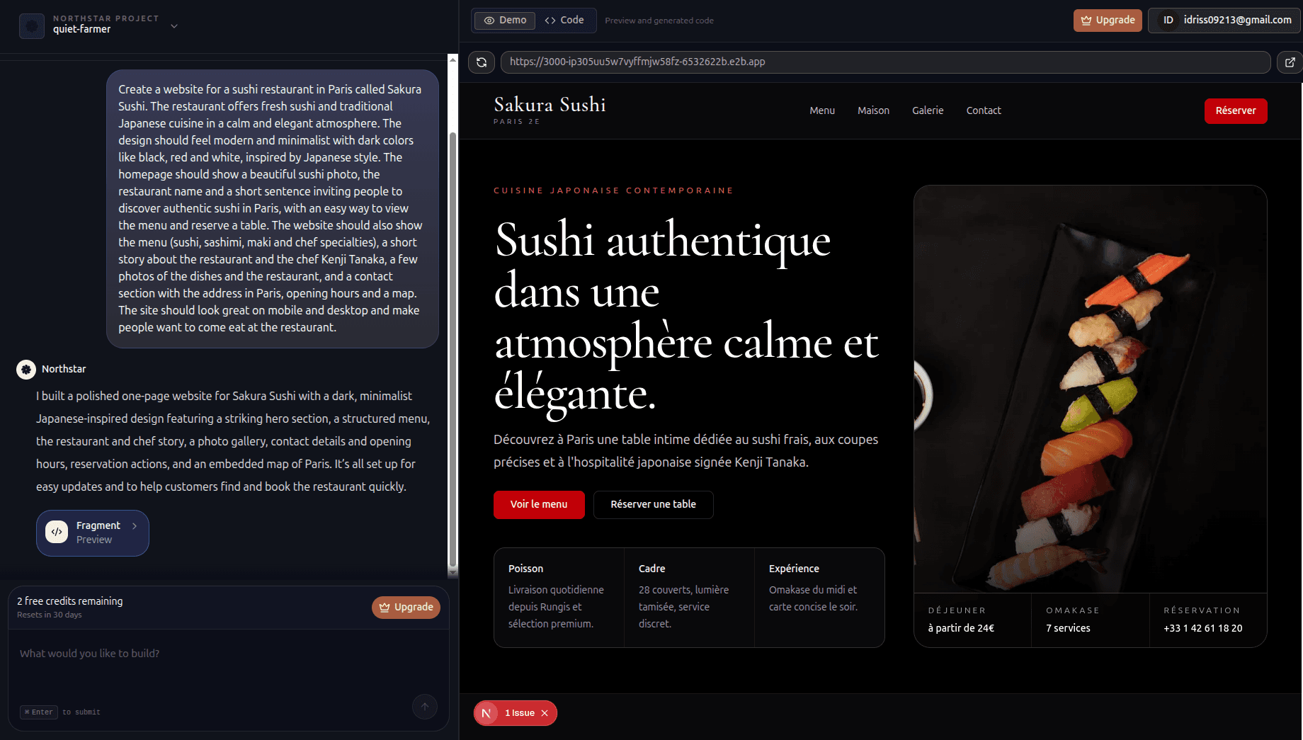 Interface d’un outil assisté par intelligence artificielle conçu par Pepro