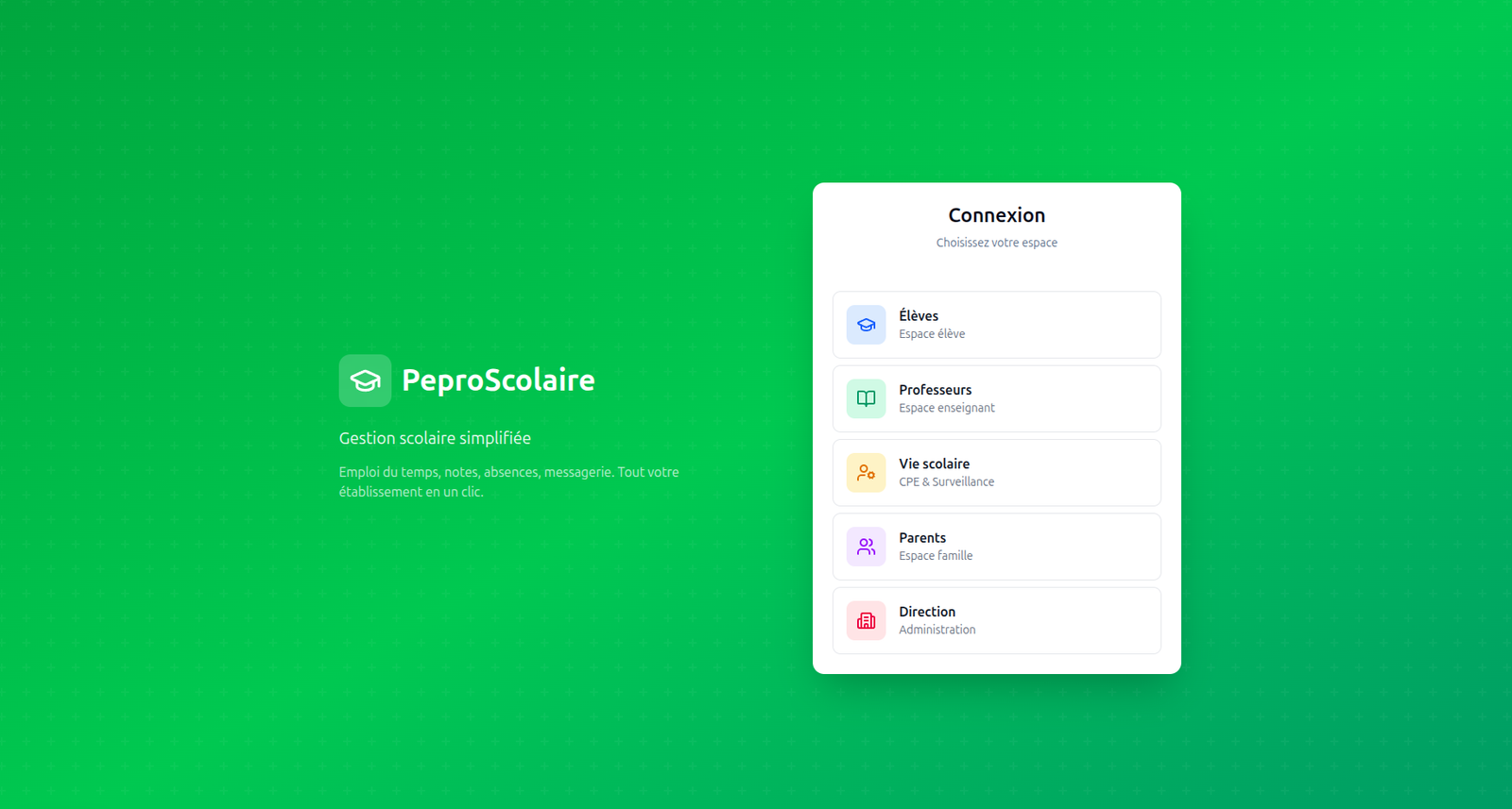 Portail scolaire pour eleves, parents et equipe educative - visuel 2