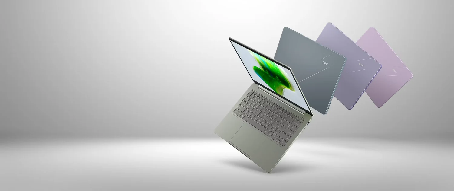 Campagne Acer Swift Air : ordinateurs portables dans plusieurs coloris