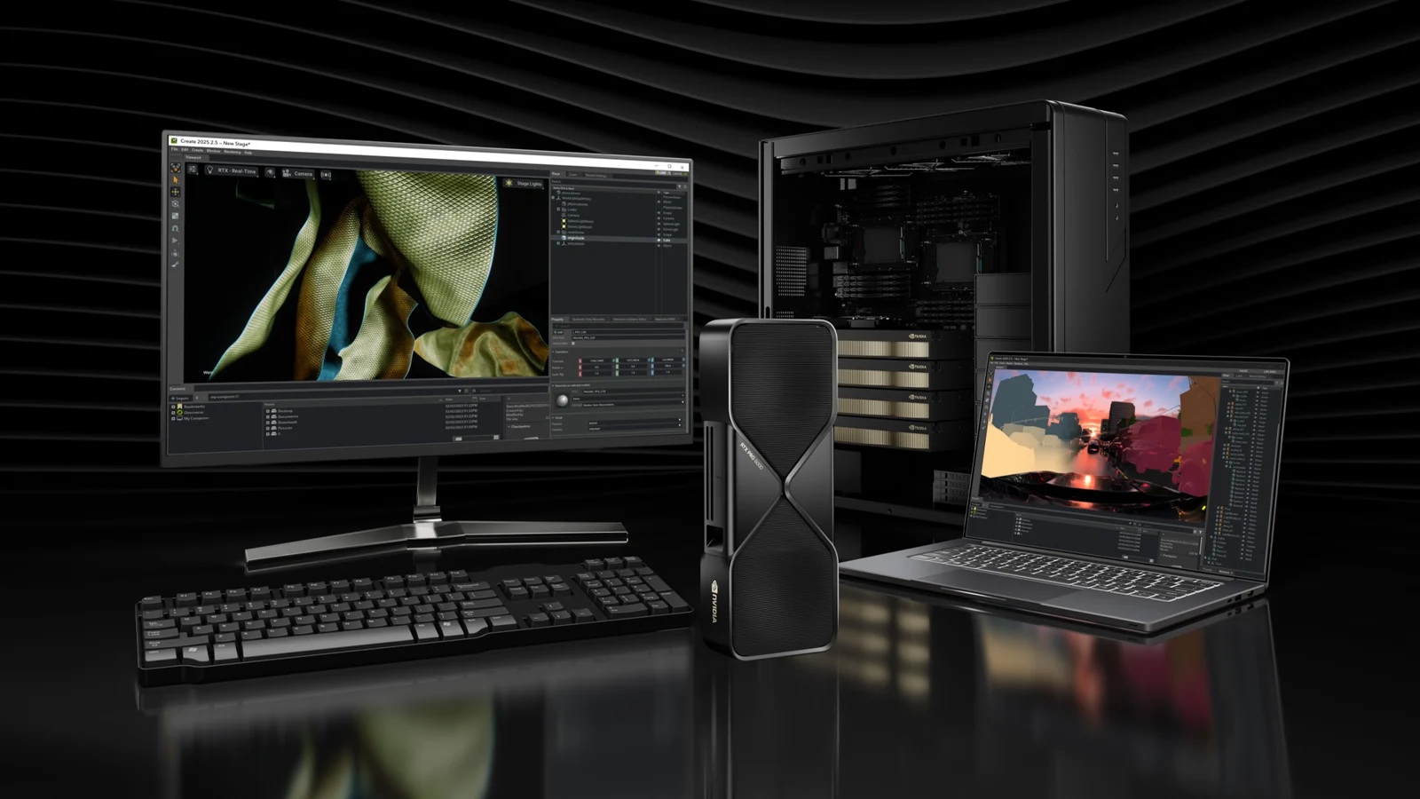 Une station de travail NVIDIA pour les applications de création